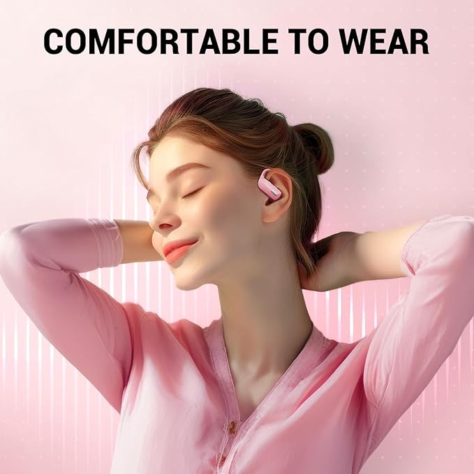 OCC Wireless Ear Hook Sport Earbuds, IPX5 Waterproof, 80H Playtime Earphones - Image 5