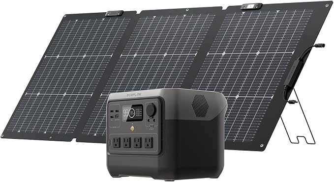 EF ECOFLOW Solar Generator RIVER 2 Pro 768Wh Portable Power Station & 160W by EFECOFLOW