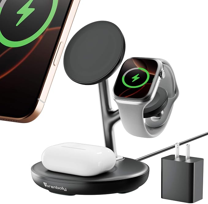 3 in 1 Wireless Charging Station by Unknown