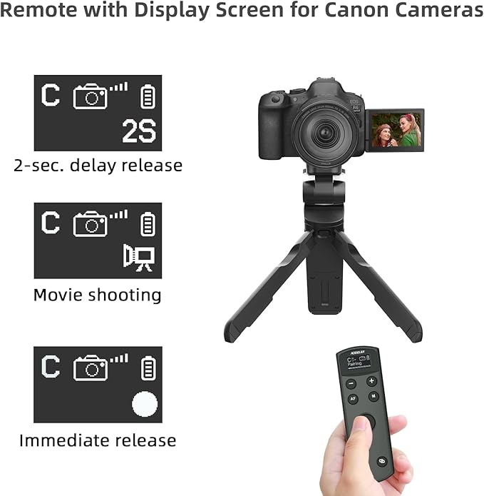 for Canon Rechargeable Wireless Shutter Release, Camera Remote Control - Image 3