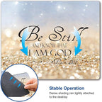 Christian Bible Verses Square Waterproof Mouse Pad Non-Slip Rubber Base - Image 6