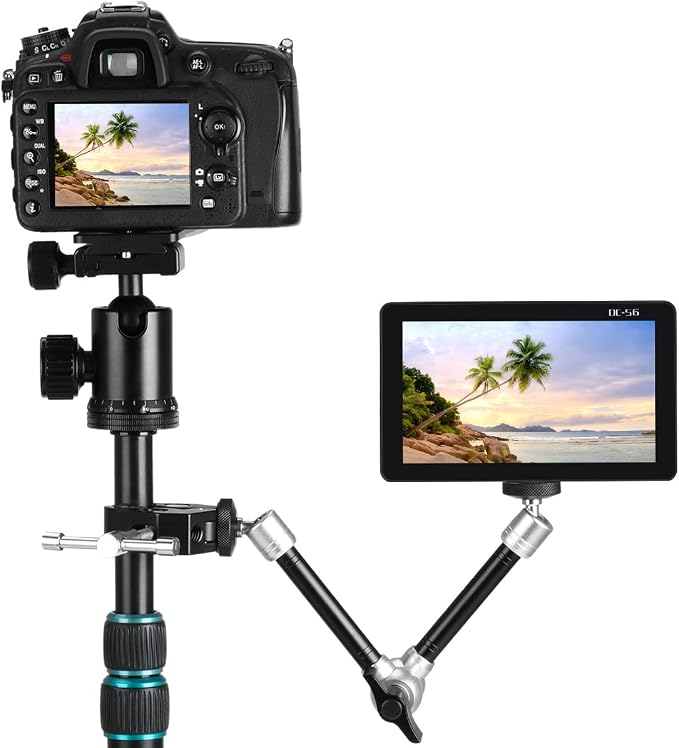 11" Adjustable Magic Arm DSLR Mirrorless Action Camera Camcorder Smartphone LCD - Image 9