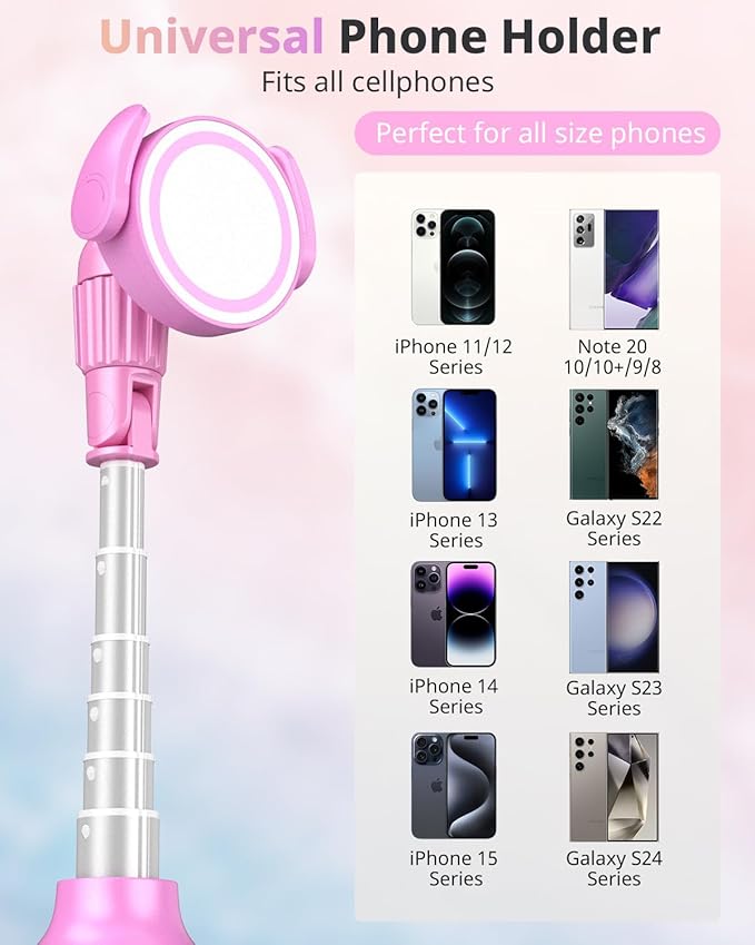 UBeesize 62'' Magnetic Selfie Stick Phone Tripod - Image 5