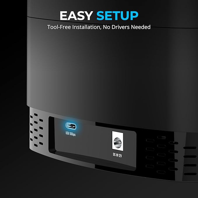 SABRENT 5-Bay USB-C Docking Station - Image 5