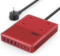 200W Charging Station, 12-in-1 USB C Power Strip by Kioson