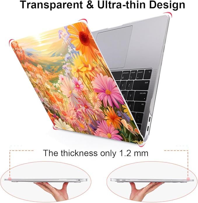 Compatible with MacBook Air 13 Inch Case 2021 2020 2019 2018 Release M1 A2337 - Image 5