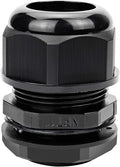 XHF 2 Pcs 1" IP68 Strain Relief Nylon Cord Grip Waterproof NPT Cable Glands by XHF