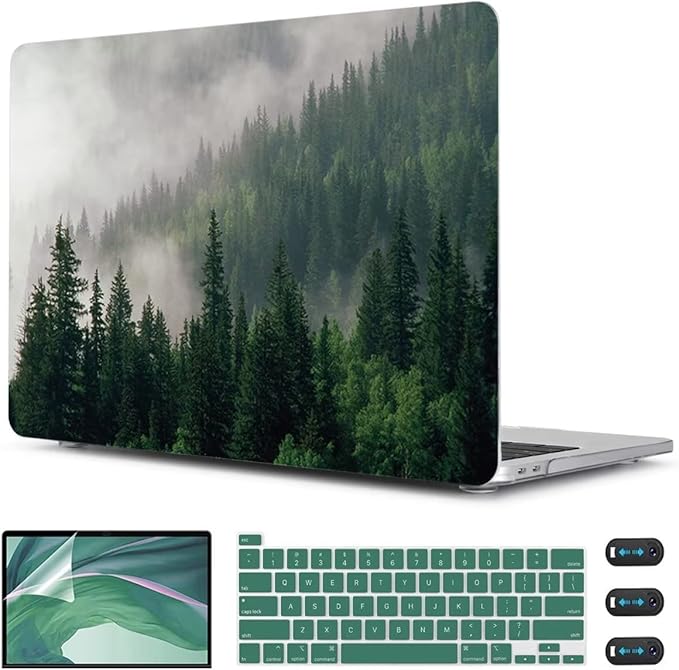 CISSOOK Compatible with MacBook Pro 13 inch Case M2 A2338 with Touch Bar 2023 by CISSOOK