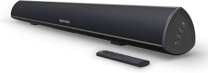 BESTISAN 100 Watt 40 Inch TV Sound Bar, Home Theater System Wired and Wireless by BESTISANAudioSpeakers