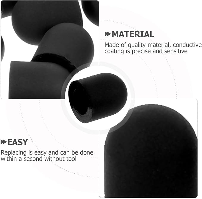 Gatuida 30pcs Stylus Replacement Tips, Rubber Stylus Tips Replacement Covers - Image 9