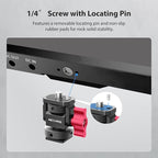 Mini Camera Monitor Mount with Cold Shoe, Aluminum Field Monitor Mount with - Image 5