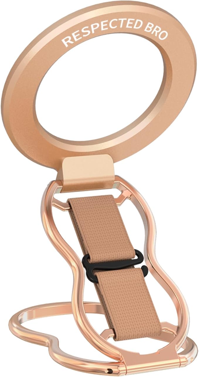 RESPECTED-BRO-Magnetic-Phone-Grip-Stand-with-Finger-Strap, 4-in-1 Magnetic Ring - Image 9