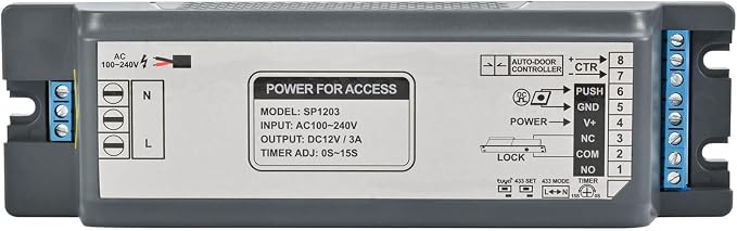 Smart Door Access Control System 600lbs Magnetic Lock Kit - Image 6