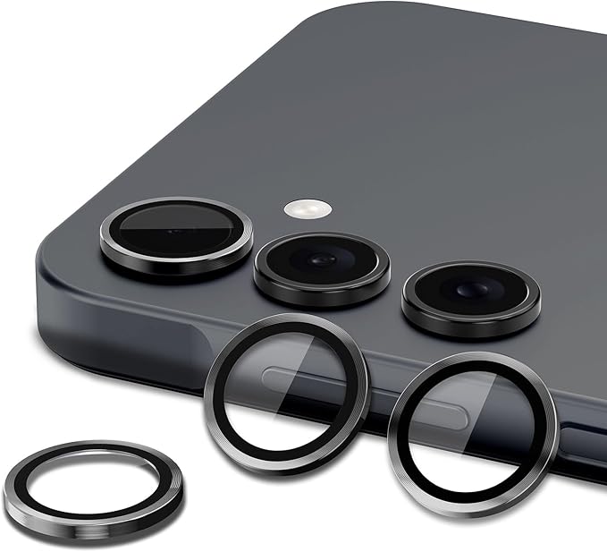 for Samsung Galaxy A16 Camera Lens Protector, Individual Metal Ring Tempered - Image 2