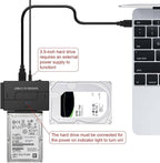 USB 3.0 to SATA IDE Hard Drive Reader, YINNCEEN External Hard Drive Ultra - Image 3