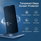 NEW'C 3 Pack Privacy for iPhone 14 Pro Max Screen Protector, Enhanced 28-Degree - Image 4