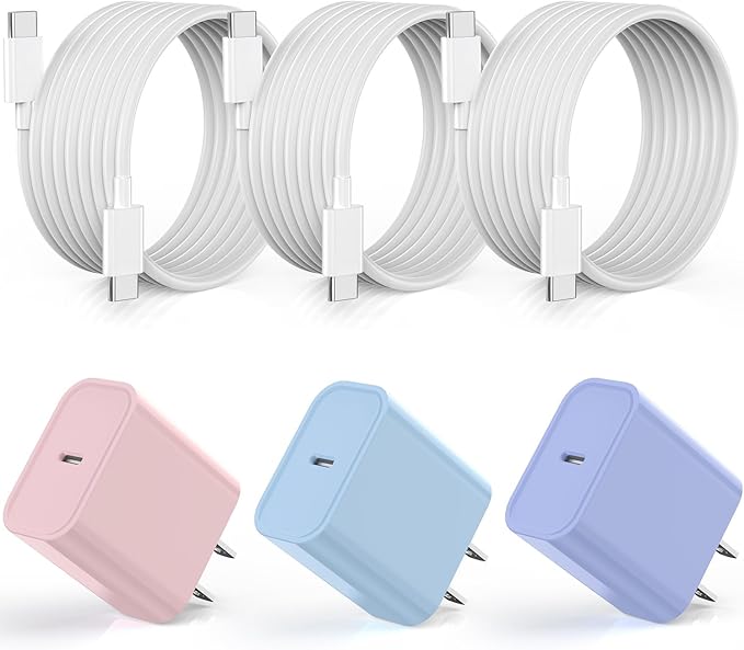 20W USB C Fast Charger iPhone 16 Fast Charging, Apple 15 Charger Block 6ft C to by Kruidvat