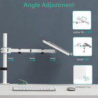 WALI Laptop Mount Arm for Desk, Laptop Tray, Fully Adjustable, - Image 5