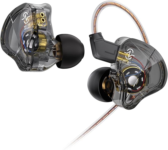 CCZ NC01 Gospel Gaming Earbuds, Stereo Sound in Ear Monitor Headphone Wired by Yinyoo