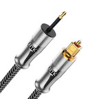 EMK 24K Gold-Plated Toslink to Mini Toslink Cable by EMK