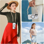 for iPhone 16 Case with 62.99 inch Lanyard, Classic Clear&Brown Magnetic Phone - Image 6
