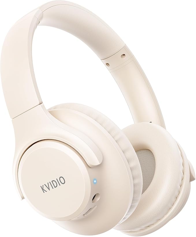 KVIDIO Bluetooth Headphones Over Ear, 65 Hours Wireless Headphones by ProfessionalHeadphonesMaker