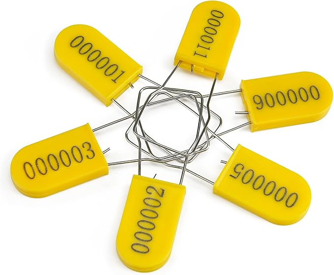 100PCS Plastic Padlock Security Seals Metal Wire Padlocks Electric Meter Seal - Image 7