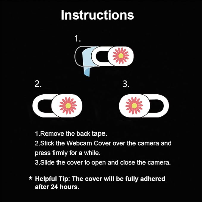 Laptop Camera Cover Slide 3 Pack Ultra Thin Slide Laptop Camera Cover - Image 5