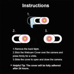Laptop Camera Cover Slide 3 Pack Ultra Thin Slide Laptop Camera Cover - Image 5