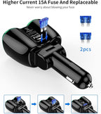 Cigarette Lighter Splitter, SUPERONE 180W 2-Socket Cigarette Lighter Adapter - Image 6