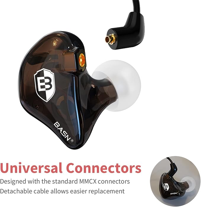 BASN Bsinger in Ear Monitor Headphones - Image 3