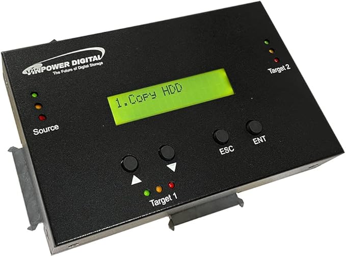 Vinpower 1 to 2 SATA 2.5" & 3.5" Hard Disk Drive/Solid State Drive Clone by VinpowerDigital