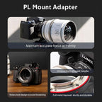 VILTROX PL-E Mount Lens Adapter Ring Lens Converter - Image 4