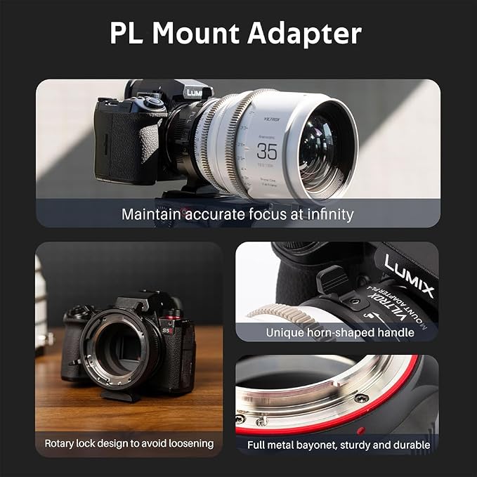 VILTROX PL-E Mount Lens Adapter Ring Lens Converter - Image 4