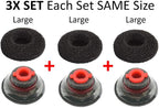 3X Ultra Comfort Eartips Ear Buds Replacement Earphone Ear Tips Kits Earpads - Image 8