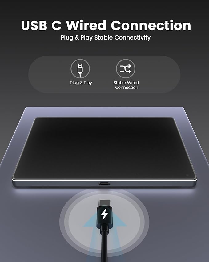 seenda Trackpad, Upgrade Smooth Glass Surface - Image 4