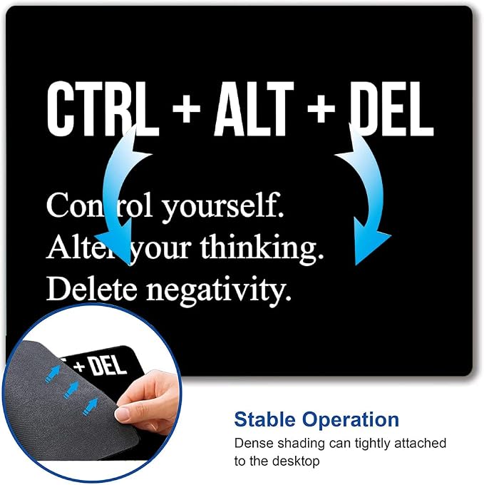 Hokafenle Mouse Pad, Motivational Mouse Pad Inspirational Quotes, Mouse Mat - Image 6