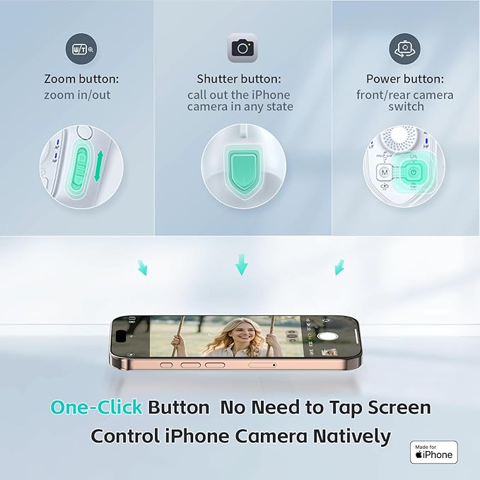 MOGO Only for iPhone, Gimbal Stabilizer for iPhone, Cell Phone Gimbal Stabilizer - Image 5