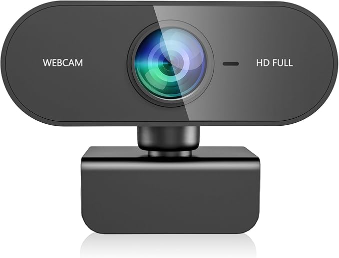 Webcam for pc with Microphone, Full Hd 1080P Streaming Web Cam for Mac Laptop by QMKKX