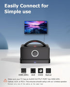 Wireless TV Speaker, Portable TV Audio Amplifier - Image 3