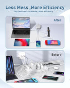 MSTJRY Charging Station for Multiple Devices : 130W 6 Port GaN Fast USB C - Image 4