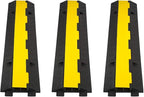 CXRCY Cable Ramp 3 Pack 2 Channel 11000lbs axle Capacity Floor Cord Cable by CXRCY