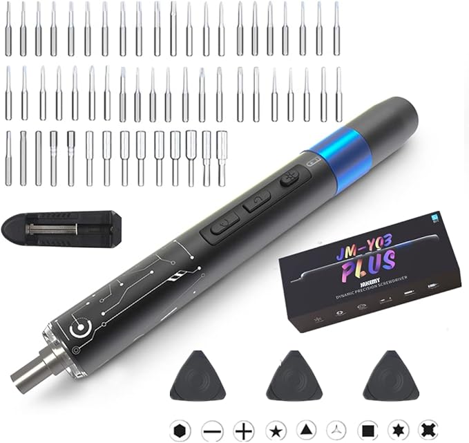 Precision Electric Screwdriver Kit, JAKEMY 61 In 1 Manual & Automatic Torque - Image 3