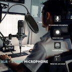 Podcast Equipment Bundle, BM-800 Podcast Microphone Bundle-Voice Changer - Image 2