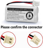 XUNTU BT162342/BT262342 2.4V 600mAh Ni-MH Cordless Phone Battery Pack - Image 4