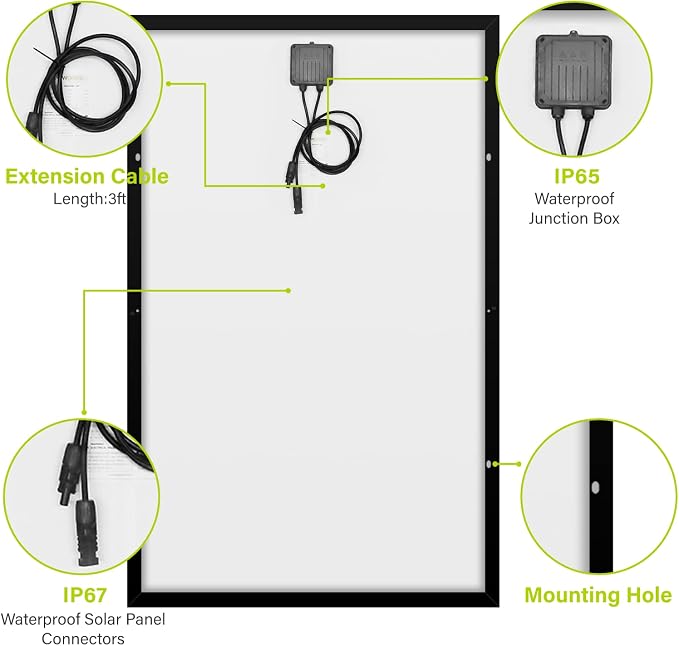Newpowa 250W Solar Panel Monocrystalline - Image 5