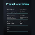 Car Phone Holder Wireless Car Charger, 15W Fast Charging Auto Sensing Clamping - Image 13