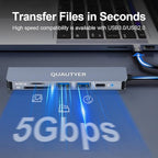 USB C Hub Multiport Adapter Dongle - Image 7