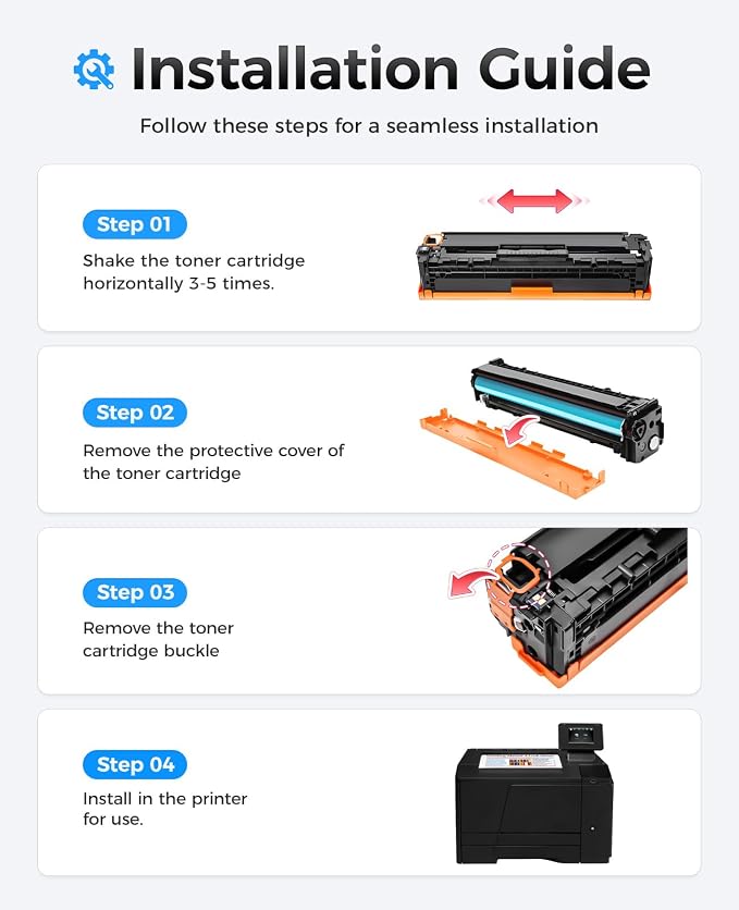 131A Toner Cartridge 4-Pack High Yield Replacement - Image 4