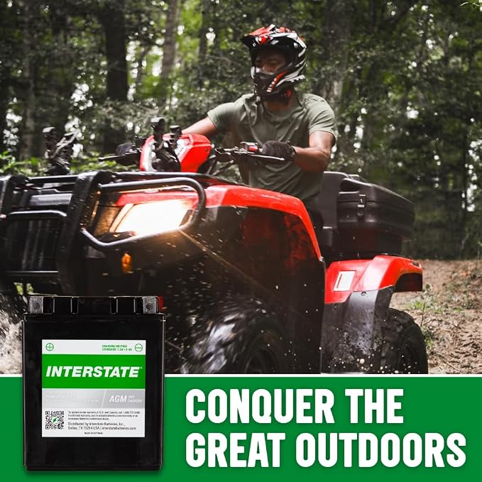 Interstate Batteries YTX14AH-BS 12V 12Ah Powersports Battery 210CCA - Image 7